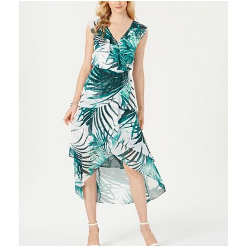 INC faux wrap maxi